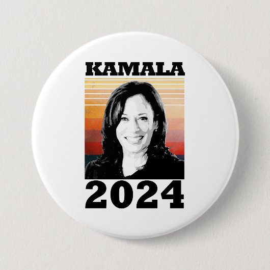 Kamala Harris 2024 Button (Vorderseite)