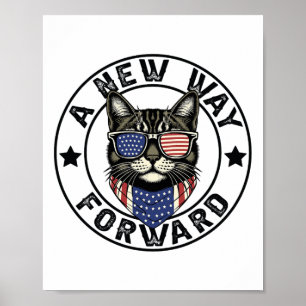 Kamala Harris 2024 Childless Cat - Ein neuer Weg n Poster