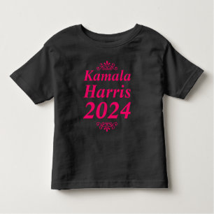 Kamala Harris 2024 Custom Text & Colors Ornaments Kleinkind T-shirt