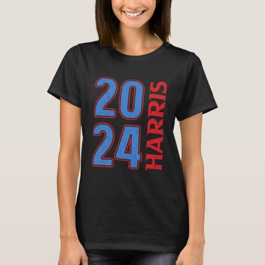 Kamala Harris 2024 Design für kühne Wahlkämpfe T-Shirt (Vorderseite)