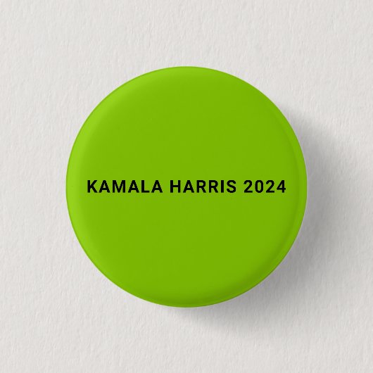 kamala harris 2024, einfache, benutzerdefinierte T Button (Vorderseite)