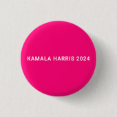 kamala harris 2024 einfacher, benutzerdefinierter  button (Vorderseite)