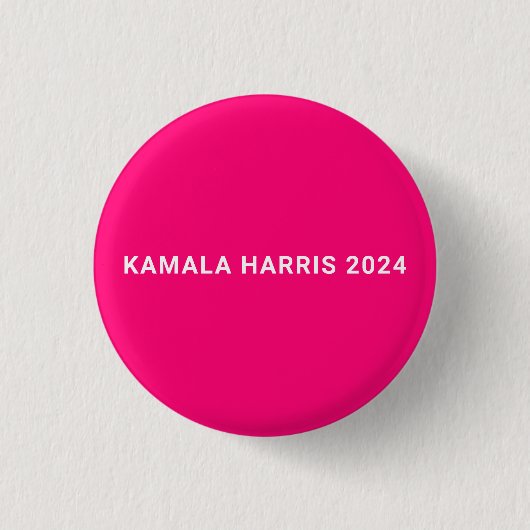 kamala harris 2024 einfacher, benutzerdefinierter  button (Vorderseite)