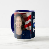 Kamala Harris 2024 Election Collectible Foto Tasse (Vorderseite Links)