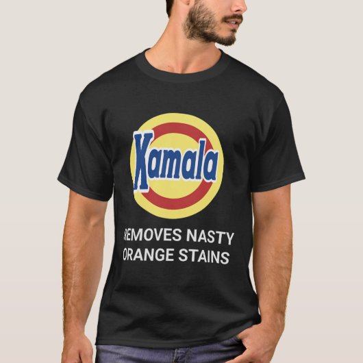 Kamala Harris 2024 entfernt Ekligen Orangenhahn T-Shirt (Vorderseite)