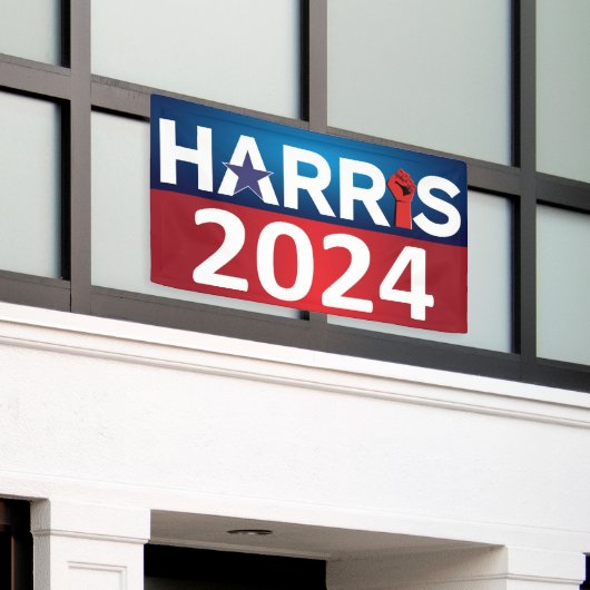 Kamala Harris 2024 - Erste Wahl 2024 Banner (Äußeres Gebäude)