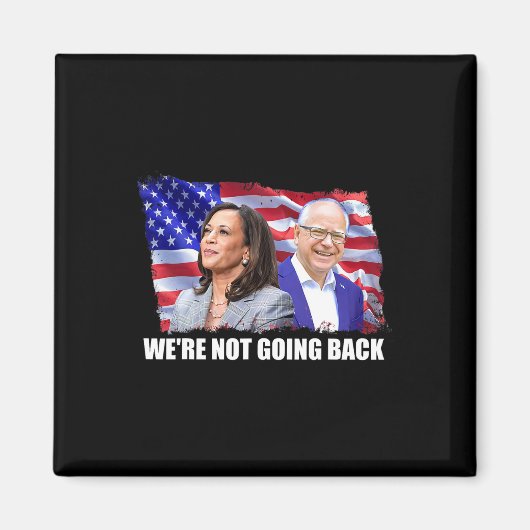 Kamala Harris 2024 Erste weibliche Präsidentin Magnet (Vorne)