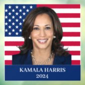 Kamala Harris 2024 Fensteraufkleber (Blatt 3)