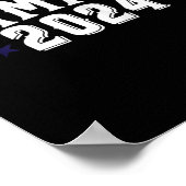 Kamala Harris 2024 Frau Präsidentin Election Campa Poster (Ecke)