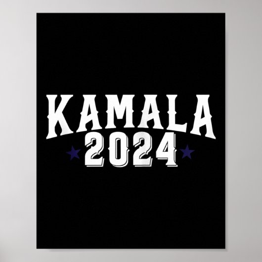 Kamala Harris 2024 Frau Präsidentin Election Campa Poster (Vorne)