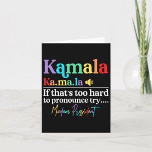 Kamala Harris 2024 Frau Präsidentin Harris Vote El Karte