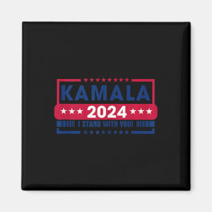 Kamala Harris 2024 Frau Präsidentin Kamala 47 USA  Magnet