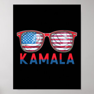 Kamala Harris 2024 Frau Präsidentin Kamala 47 USA  Poster