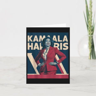 Kamala Harris 2024 - Führende Kraft im Design Karte