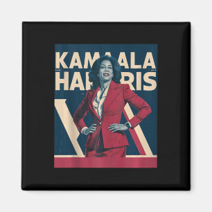Kamala Harris 2024 - Führende Kraft im Design Magnet