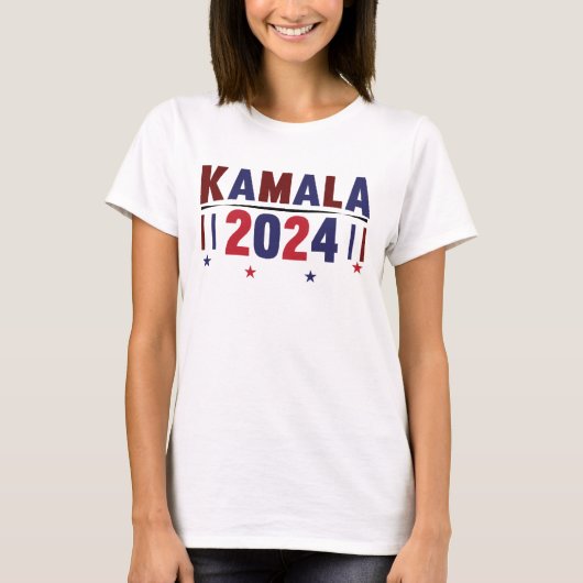 Kamala Harris 2024 für das Amt des Präsidenten Tim T-Shirt (Vorderseite)