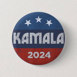 Kamala Harris 2024 für den Präsidenten Button