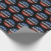 Kamala Harris 2024 für den Präsidenten Geschenkpapier (Ecke)