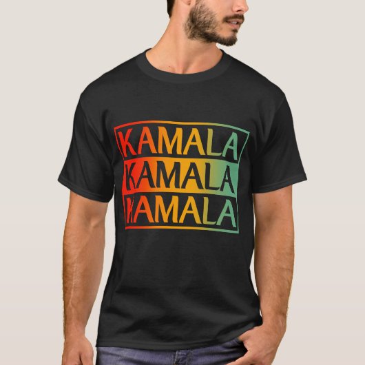 Kamala Harris 2024 für den Präsidenten T-Shirt (Vorderseite)