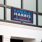 Kamala Harris 2024 für den Präsidenten - Wahl 2024 Banner (Äußeres Gebäude)