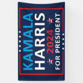 Kamala Harris 2024 für den Präsidenten - Wahl 2024 Banner (Vertikal)