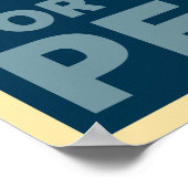 kamala Harris 2024 für die Menschen hoffen Poster (Ecke)