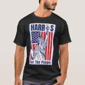 Kamala Harris 2024 - für die Menschen T-Shirt (Vorderseite)