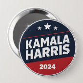 Kamala Harris 2024 für die Präsidentschaftswahl Button (Vorne & Hinten)