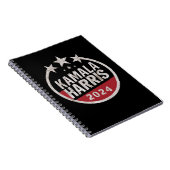 Kamala Harris 2024 für die Präsidentschaftswahl Notizblock (Rechte Seite)