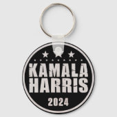 Kamala Harris 2024 für die Präsidentschaftswahl Schlüsselanhänger (Vorderseite)
