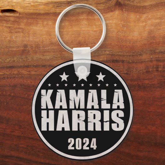 Kamala Harris 2024 für die Präsidentschaftswahl Schlüsselanhänger (Vorderseite)