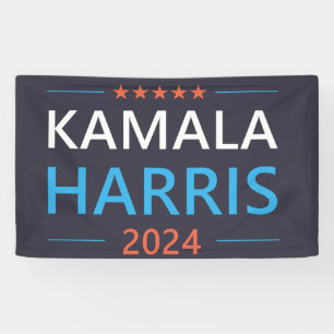 Kamala Harris 2024 für Präsident Banner
