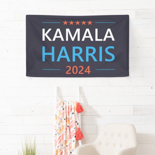 Kamala Harris 2024 für Präsident Banner (Insitu)