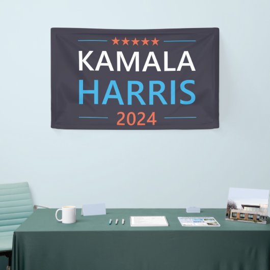 Kamala Harris 2024 für Präsident Banner (Messeveranstaltung)