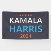 Kamala Harris 2024 für Präsident Banner (Horizontal)