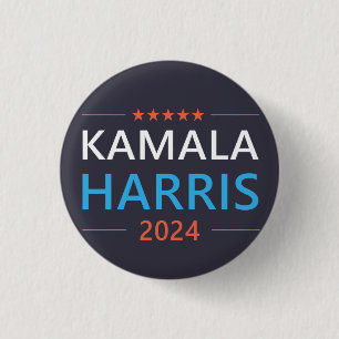 Kamala Harris 2024 für Präsident Button