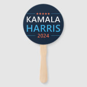 Kamala Harris 2024 für Präsident Fächer (Rückseite)