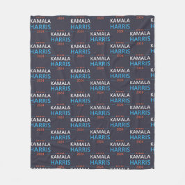 Kamala Harris 2024 für Präsident Fleecedecke