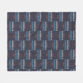 Kamala Harris 2024 für Präsident Fleecedecke (Vorderseite (Horizontal))