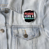 Kamala Harris 2024 für Präsident Groovy Button (Beispiel)