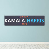 Kamala Harris 2024 für Präsident Leinwanddruck (Insitu (Holzboden))