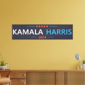 Kamala Harris 2024 für Präsident Leinwanddruck (Insitu (Wohnzimmer))