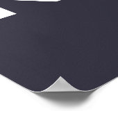 Kamala Harris 2024 für Präsident Poster (Ecke)