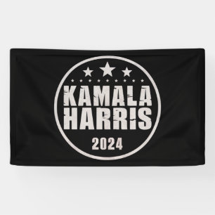 Kamala Harris 2024 Für Präsident Retro-Wahl Banner