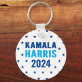 Kamala Harris 2024 für Präsident Schlüsselanhänger (Rückseite)