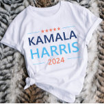 Kamala Harris 2024 für Präsident T-Shirt<br><div class="desc">Zeigen Sie Ihre Unterstützung für Kamala Harris 2024 in der kommenden Wahl mit diesem Design! Die Farbtöne Rot,  Weiß und Blau sind perfekt für alle,  die das Demokratische Party und Kamala Harris unterstützen.</div>