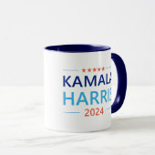 Kamala Harris 2024 für Präsident Tasse (VorderseiteRechts)