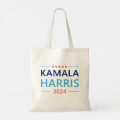Kamala Harris 2024 für Präsident Tragetasche (Rückseite)