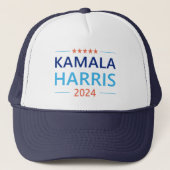 Kamala Harris 2024 für Präsident Truckerkappe (Vorderseite)