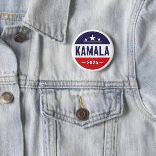 Kamala Harris 2024 für Präsidentschaftskampagne Button